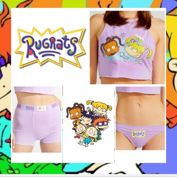 NWT Rugrats Graphic Thong And Tank Sleep Set - Picture 1 of 5